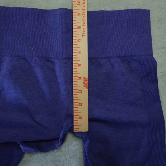 Lululemon Womens In The Flow Crop Leggings Sz 6 Purple High Waisted - Picture 8 of 11